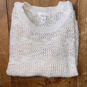 Between Me & You - Tan/Cream Sweater (Size XS)